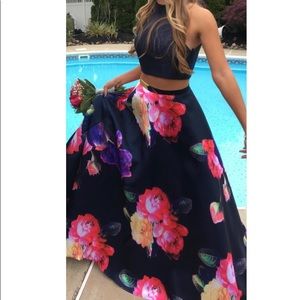 Jovani two piece prom dress